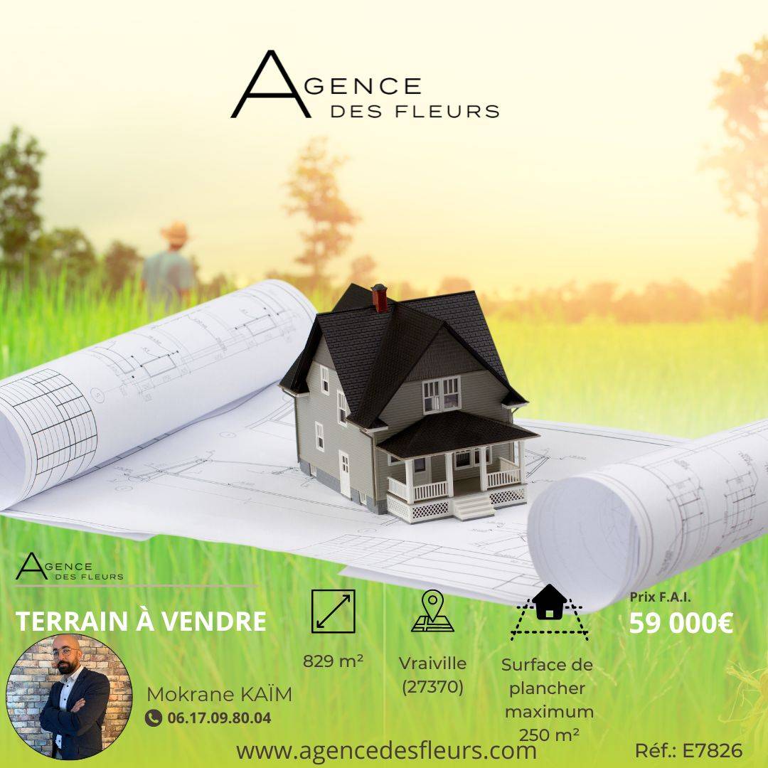 À Vendre : Terrain à Bâtir de 829 m² à Vraiville